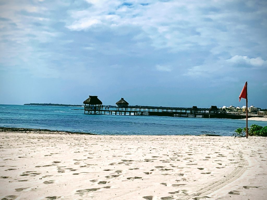 Puerto Morelos Beach and Pier