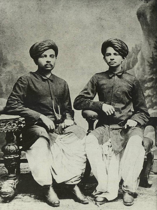 Gandhi and his brother