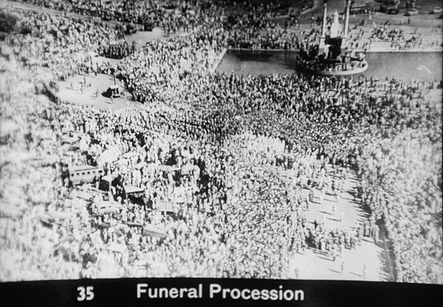 Gandhi's funeral