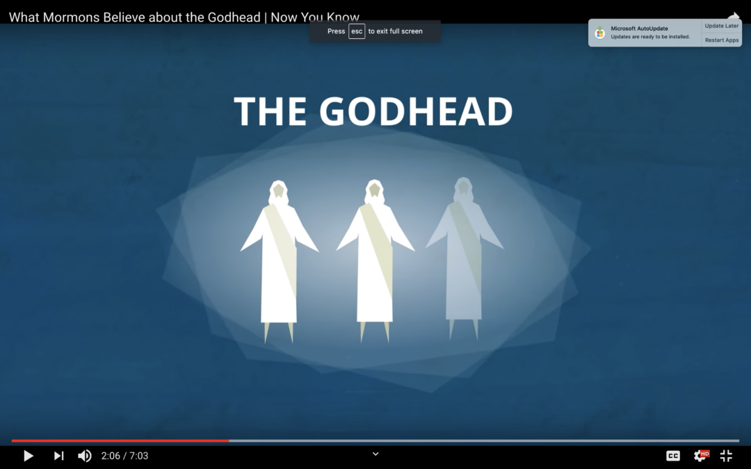 What Mormons Believe About the Godhead