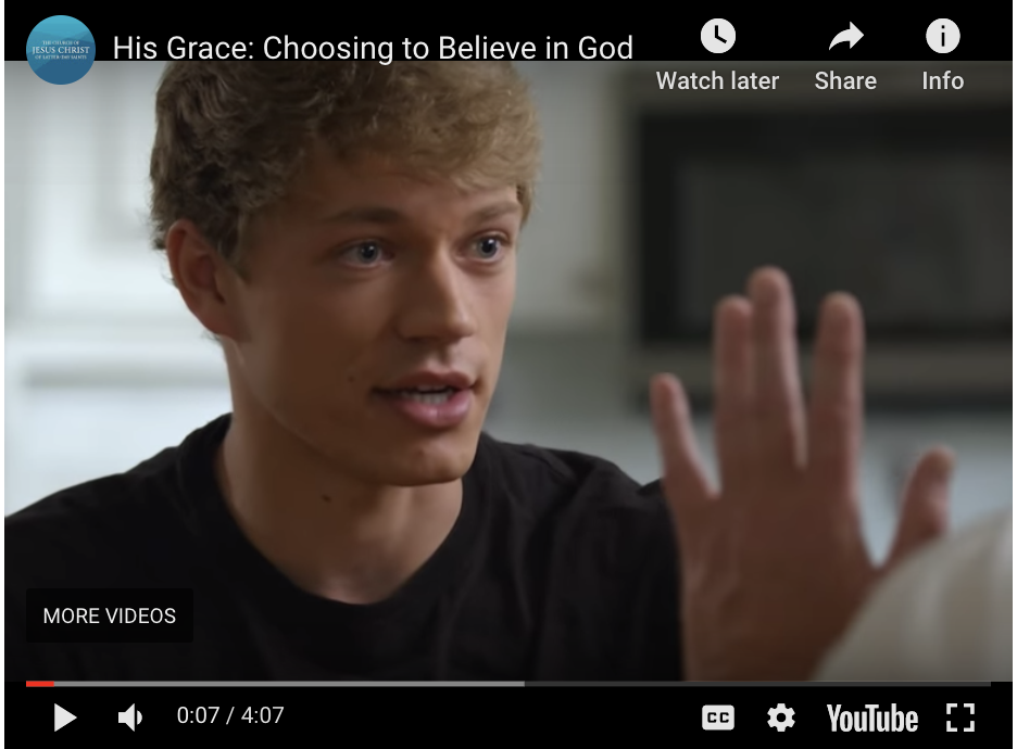 Faith and Grace: Choosing to Believe in God