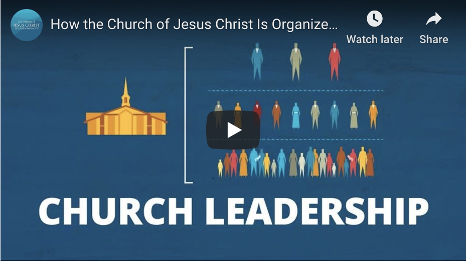 How the Church of Jesus Christ of Latter-day Saints Is Organized