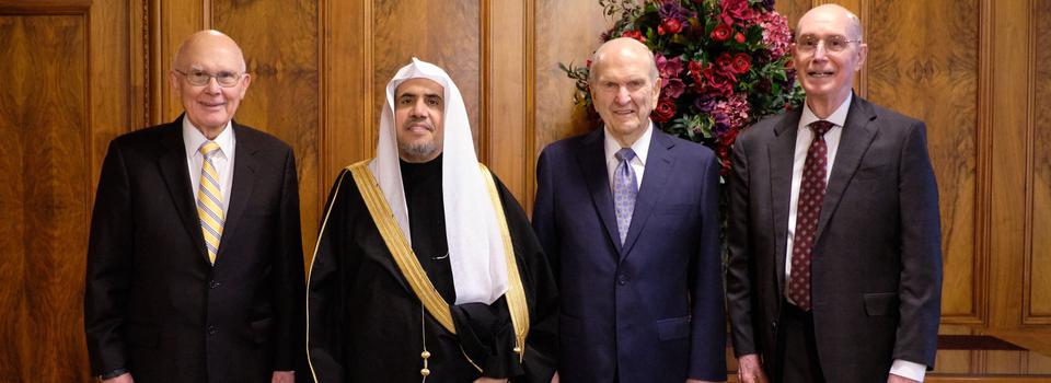 First Presidency of the Church of Jesus Christ Welcomes Leader of Muslim World League