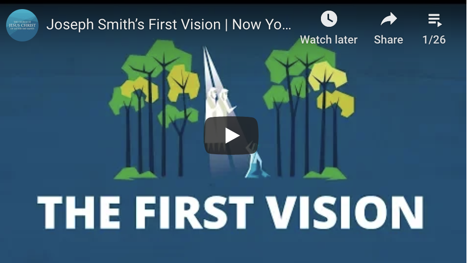 Joseph Smith’s First Vision