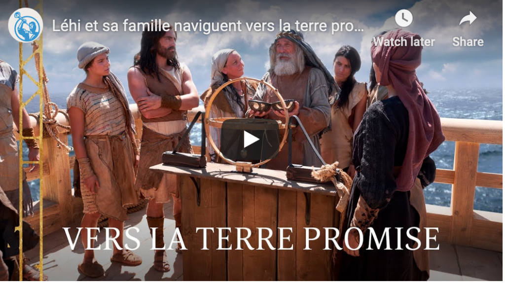 Vidéo du Livre de Mormon (#7): Léhi et Sa Famille Naviguent Vers la Terre Promise, 1 Néphi 18