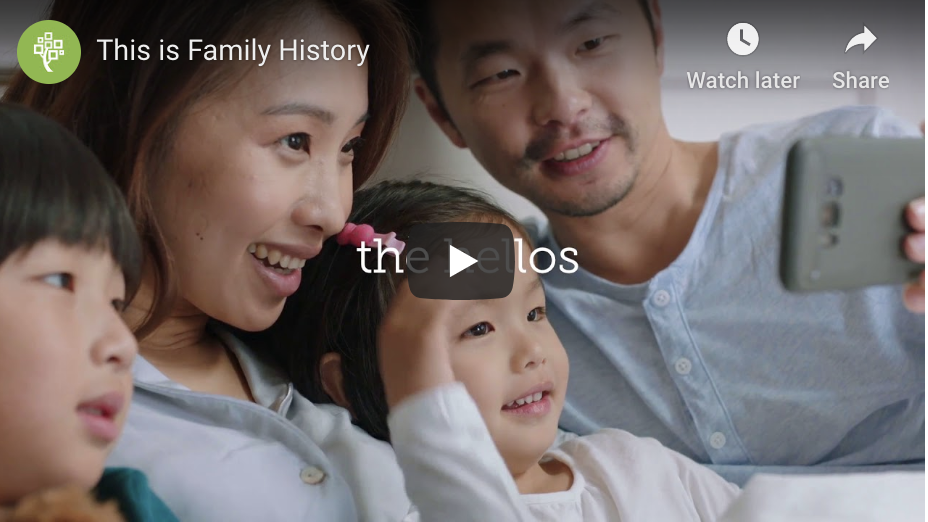 This is Family History (Video)!