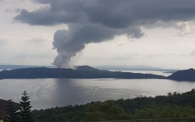 Greater Manila, Philippines Threatened by Ash of the Taal Volcano During Elder Cook’s Visit