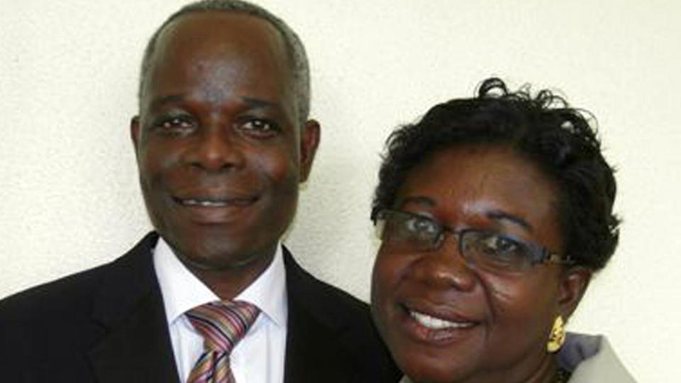 John and Augustina Buah, of Accra, Ghana, Former Mission President