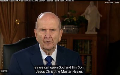 Il Presidente Russell M. Nelson Invita Tutti ad Unirsi in un Digiuno per Sollievo dal COVID-19