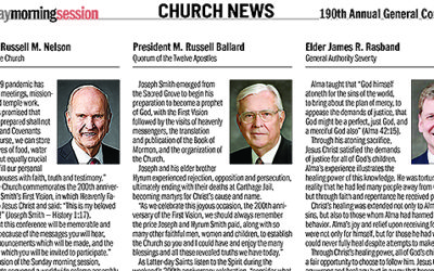 Download a PDF Chart of Talk Summaries from April 2020 General Conference of The Church of Jesus Christ