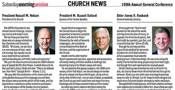 Download a PDF Chart of Talk Summaries from April 2020 General Conference of The Church of Jesus Christ