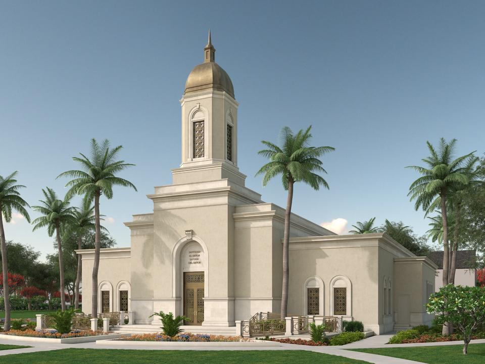 A rendering of the Cobán Guatemala Temple.2020 by Intellectual Reserve, Inc. All rights reserved.