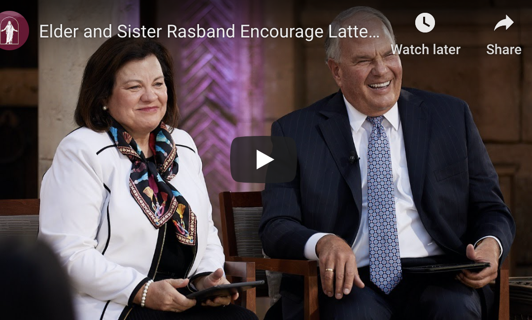 Face to Face: Elder and Sister Rasband Encourage Young Adults to Seek ‘Great Answers’ from Jesus Christ