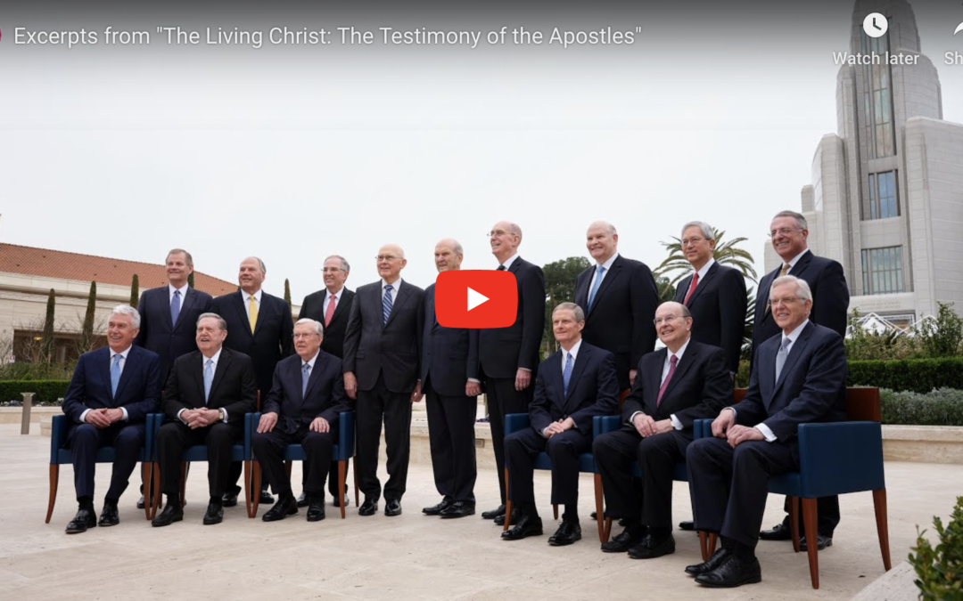 20 Years of ‘The Living Christ: The Testimony of the Apostles’