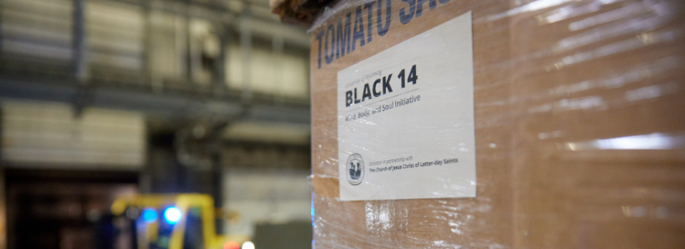 Latter-day Saint Charities Partners With the Black 14 Philanthropy to Feed the Hungry