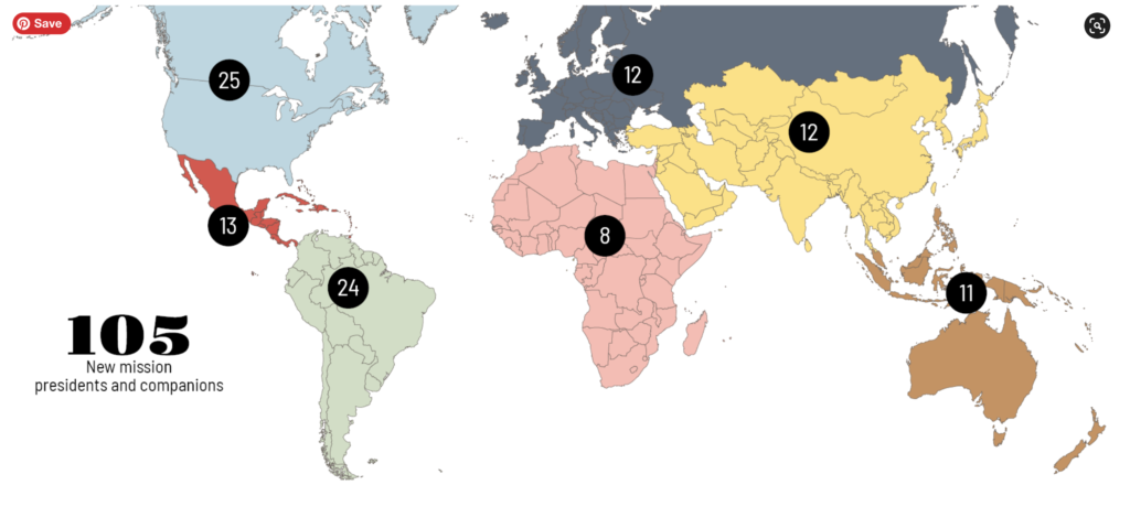 The Church of Jesus Christ of Latter-day Saints Announces New Mission Presidents for 2021: See the Complete List