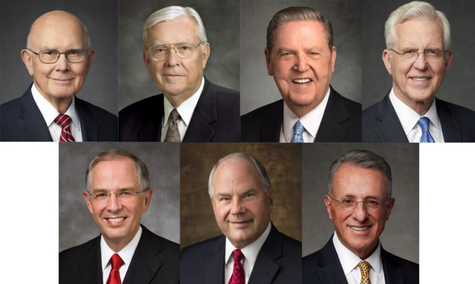 Over the next month, a First Presidency counselor and six members of