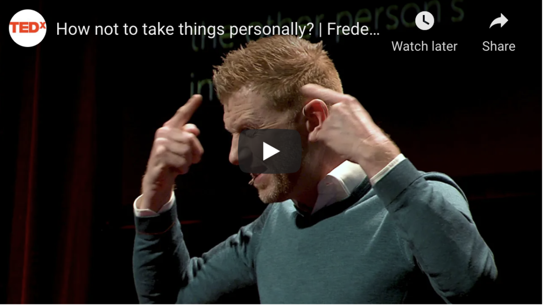 How To Not Take Things Personally At Work Ted Talk