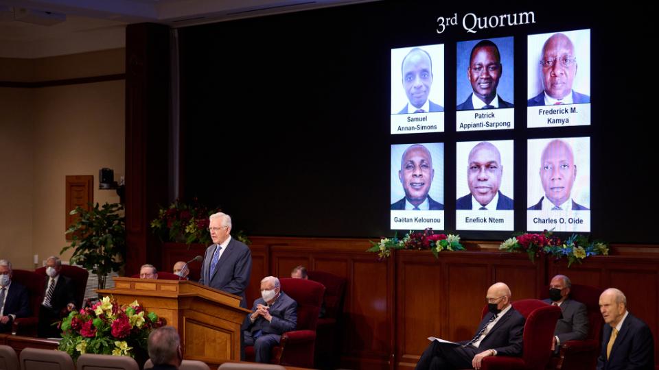 New Area Seventies Called at the April 2021 General Conference Leadership Meeting of The Church of Jesus Christ