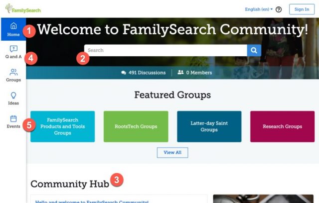 FamilySearch Community’s Improvements And New Look