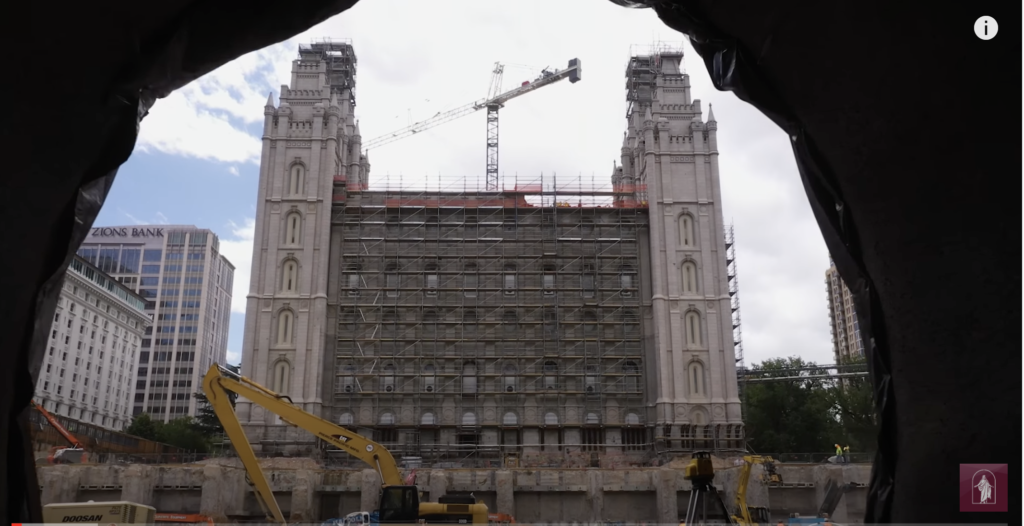 Salt Lake Temple Renovation: August 2021 Update