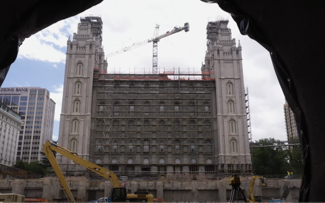 Salt Lake Temple Renovation: August 2021 Update