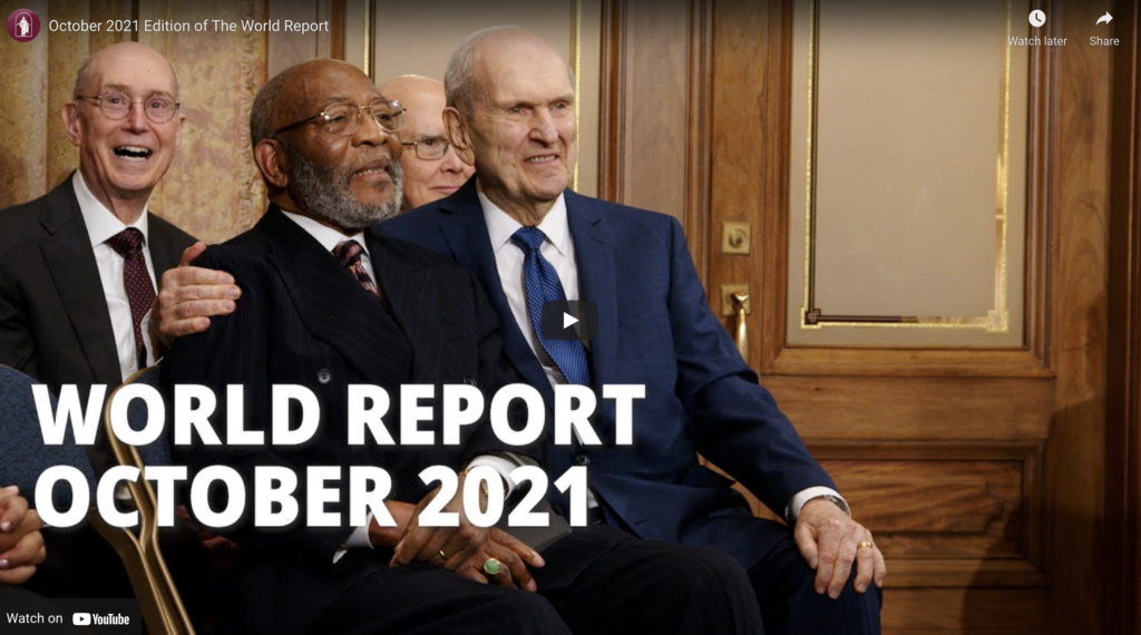 October 2021 Edition of The Church World Report