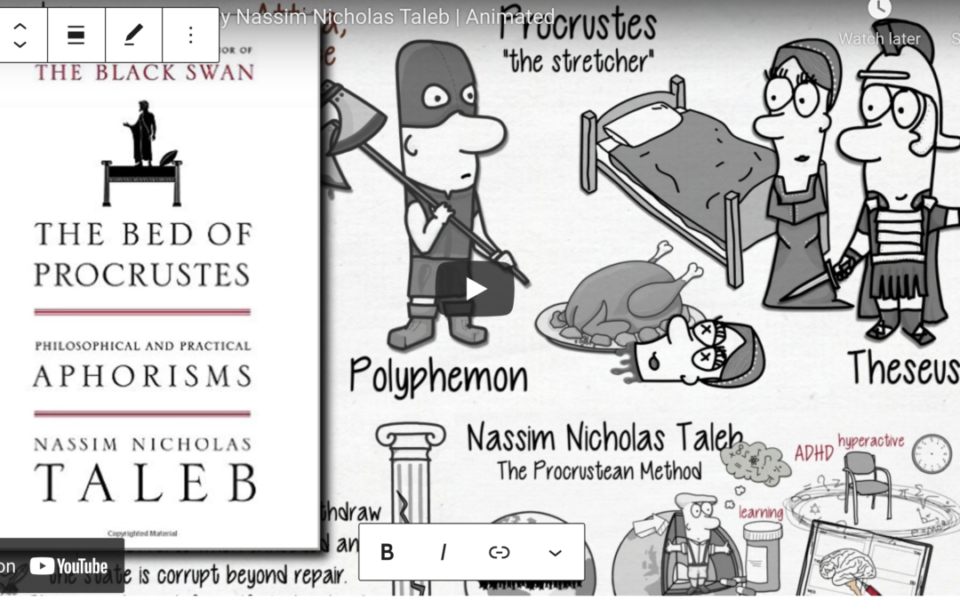 Quotes from “The Bed of Procrustes”: 35 Aphorisms by Nassim Taleb
