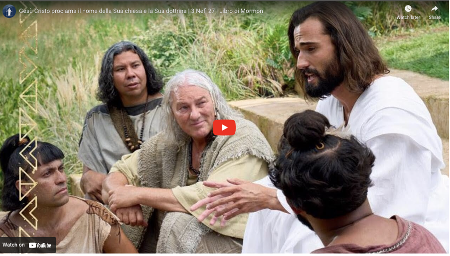 Video del Libro di Mormon: Gesù Cristo proclama il nome della Sua chiesa e la Sua dottrina, 3 Nefi 27