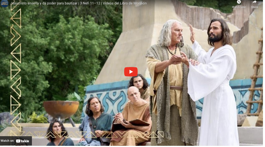 Videos del Libro de Mormón: Jesucristo enseña y da poder para bautizar, 3 Nefi 11–12